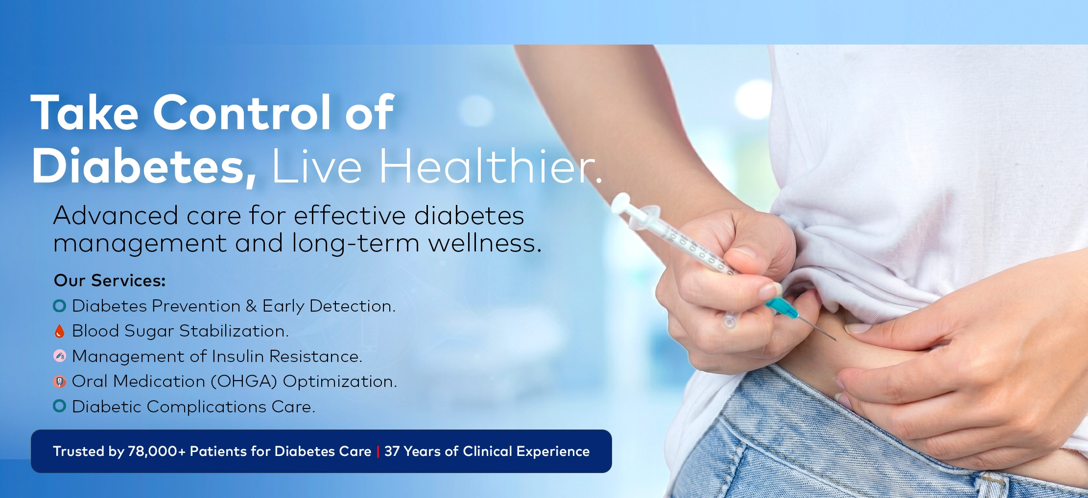 Singhal Diabetic Clinic Banner 1